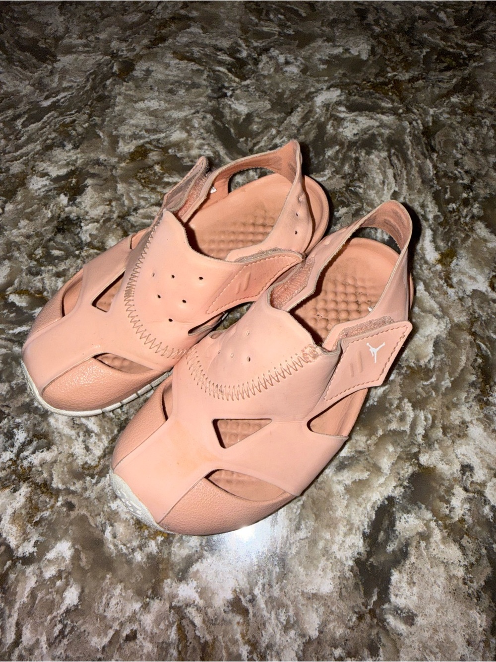 Jordan Peach Flare Toddler Girls Sandals Size 9C